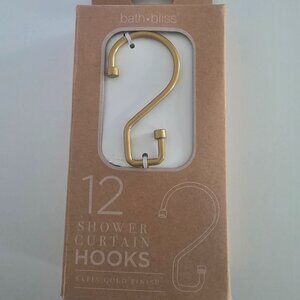 Gold Shower Curtain Hooks